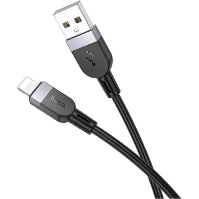 Кабель HOCO USB - Lightning X109, silicone 2,4A, 1м чорний