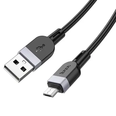 Кабель HOCO USB to Micro X109 silicone 2,4A 2m чорний