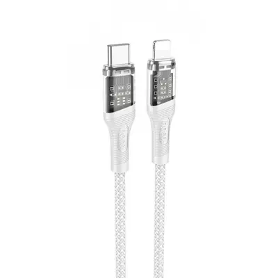 Кабель Power Delivery HOCO U111 Type-C to Lightning 3A PD20W 1,2m Gray