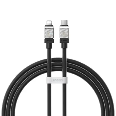 Кабель Power Delivery Baseus CoolPlay Type-C to Lightning PD20W 1m Black CAKW000001