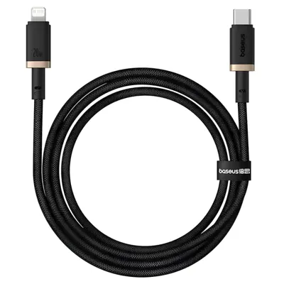 Кабель Power Delivery Baseus Dura Type-C to Lightning PD20W 1m Black-gold P10377800U01-00