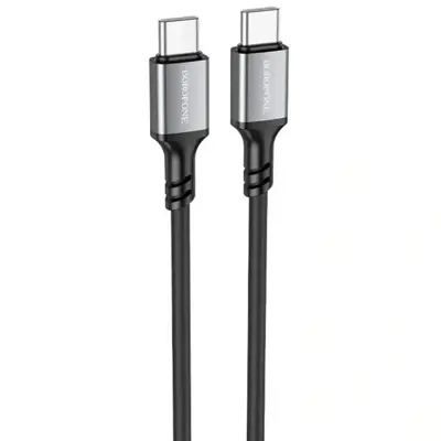 Кабель Power Delivery BOROFONE BX83 Type-C to Type-C PD60W 3A 1m чорний