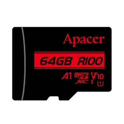 карта пам'яті APACER Micro SD 64GB class10 class10 V10 A1 R100MB/s