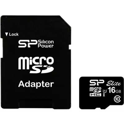 карта пам'яті SILICON POWER Elite microSDHC 16GB Class 10 + adapter