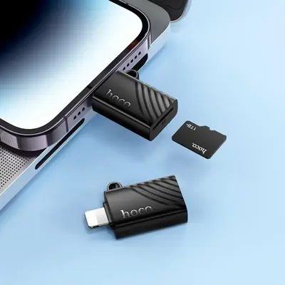Картрідер для телефона HOCO HB53 Lightning to TF microSD, 480Mbps, 1TB Max