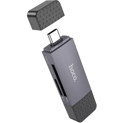 Картрідер HOCO HB45 Spirit (USB3.0, Type-C) сірий