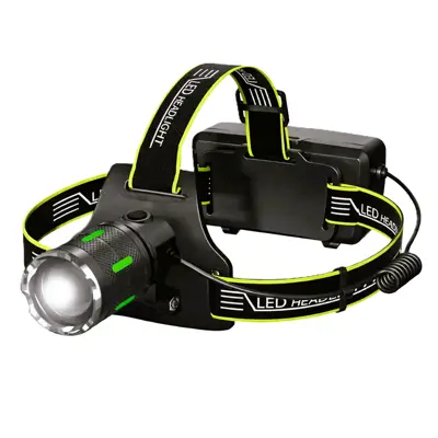 Ліхтар налобний акумуляторний A44-TG PM10-TG zoom +TypeC, 2х18650 4режими