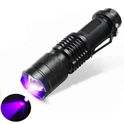 Ліхтар ручний K11-395UV ультрафіолет zoom +1хAА 1режим 