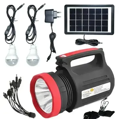 Ліхтарик ручний Акум Yajia YJ-1902T 5W+22SMD+2лампы+p.b.+solar