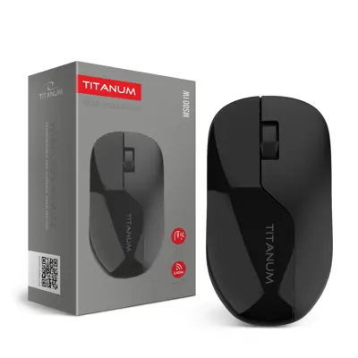 Миша бездотова TITANUM MS001W чорна