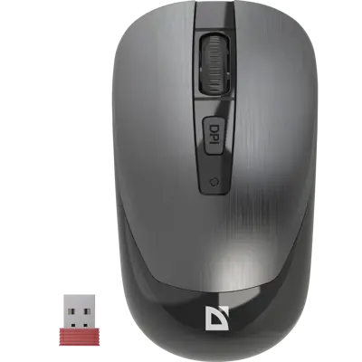 Миша бездротова DEFENDER Wave MM-995, сіра