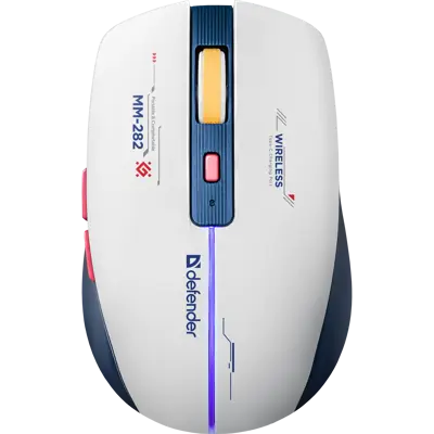 Миша бездротова ігрова DEFENDER Dila MM-282, 5 кнопок, RGB, 1800 dpi