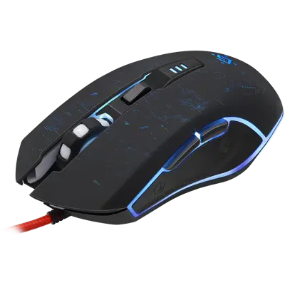 Миша ігрова DEFENDER Draglen GM-907 5кнопок, 7200 dpi, USB, RGB підсвітка чорна