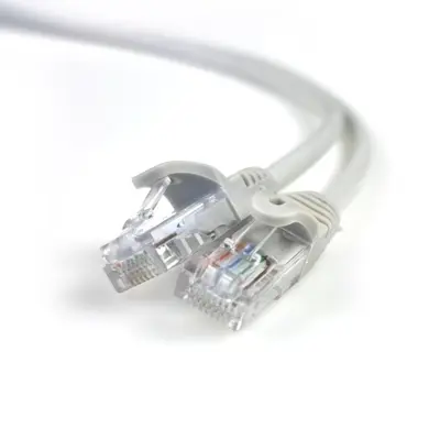 патч-корд ATCOM UTP, RJ45, Cat.5e patchcord molded, 1m, сірий (4962)