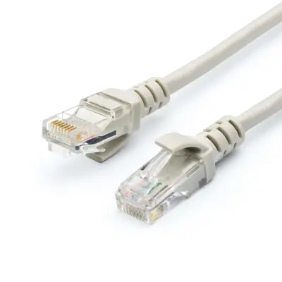 Патч-корд ATCOM UTP, RJ45,GEPLINK Cat5e 26AWG, 5M grey GL8005