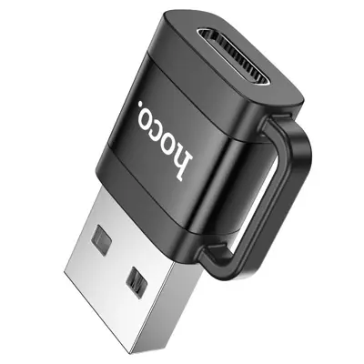 Перехідник HOCO UA31D Type-C to USB AM чорний