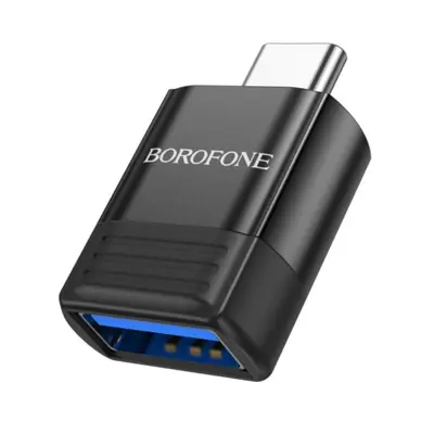 Перехідник OTG BOROFONE BV18 Type-C AM в USB3.0 AF