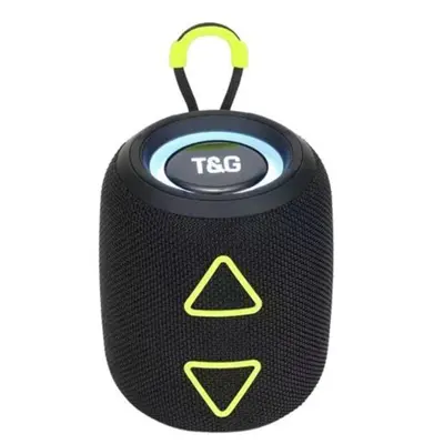 Портативна колонка T&G TG655 bluetooth 5.0, RGB Led, TWS, FM, AUX, TF, USB, чорна