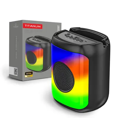 Портативна колонка TITANUM SPK309BT 5W RGB Black