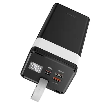 power bank Hoco J86 40000mAh PD20W QC3.0 LCD Lamp Black