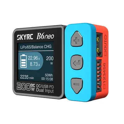 Розумне зарядне SkyRC B6neo SK-100198-01, LiPo LiHV LiFe Liion 1-6S, NiMh, Pb, 200W 10А