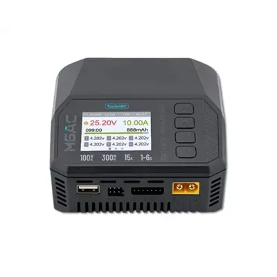 Розумне зарядне ToolkitRC M6AC TK13800, LiPo LiHV LiFe Liion LTO 1-6S, NiMh, Pb, 300Вт 15А, від 220В