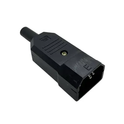 Вилка штекер на кабель IEC C14 (тато) 10A 250V