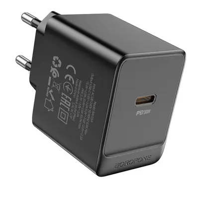 Зарядне BOROFONE BAS15A Type-C PD30W QC3.0 чорнe