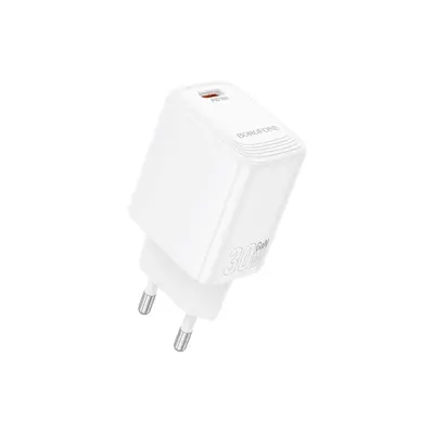 Зарядне BOROFONE BN28 1Type-C GaN PD30W QC3.0 білe