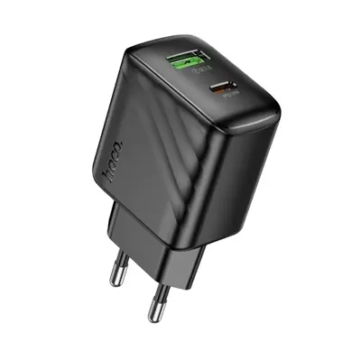 Зарядне HOCO CS25A 1Type-C 1USB PD30W чорне