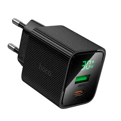 Зарядне HOCO CS84A PD30W Type-C 1USB LED чорнe