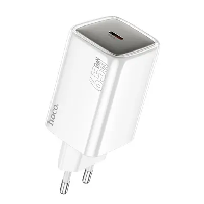 Зарядне HOCO N48 PD65W 1Type-C QC3.0 біле