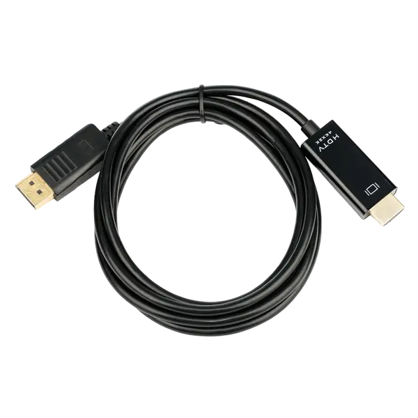 Кабель ATCOM HDMI - DisplayPort довжина 1,8 м чорний 8K/4K(20120) від батарейки.com.ua