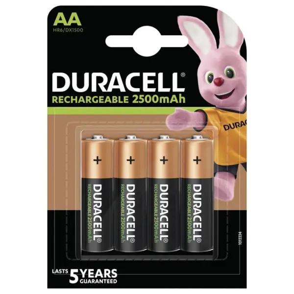 Акумулятор DURACELL R06/АА 2500 mAh Ni-MH 4bl від батарейки.com.ua