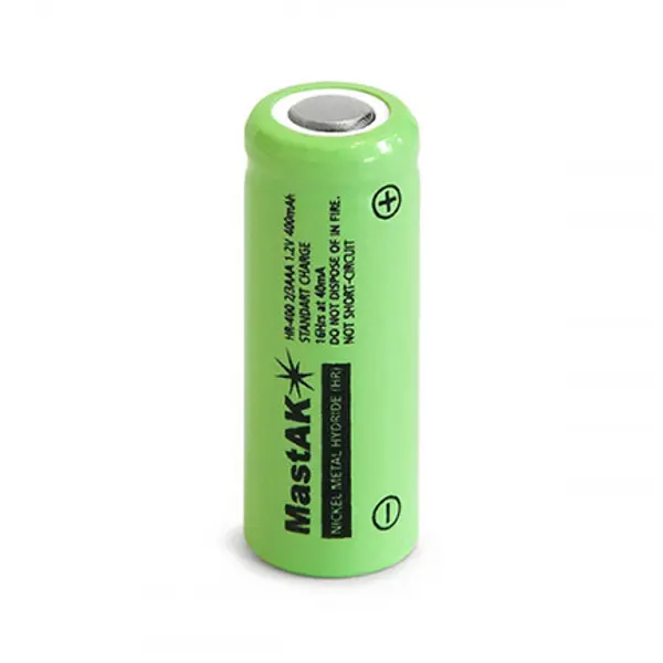 Акумулятор пром MastAK 2/3AAA 1,2V 400mAh MH 10,5*29