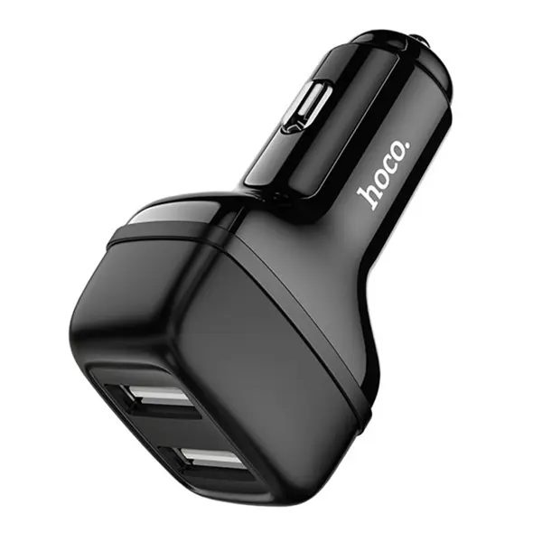 Авто зарядне HOCO Z36 Leader 2USB/2,4A чорний