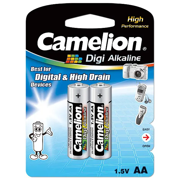 Батарейка CAMELION LR 06 /2 BL (Digi Alkaline) 24уп. - батарейки.com.ua