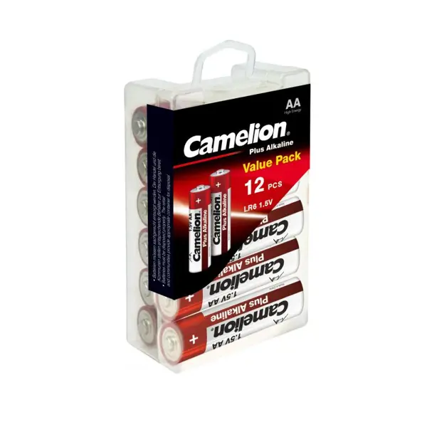  Батарейка CAMELION LR 6/ 12 Pack (Plus Alkaline) - купити на батарейки.com.ua