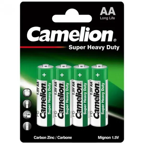 Батарейка CAMELION R6 / 4 BL (Зелена) 48 уп. - батарейки.com.ua