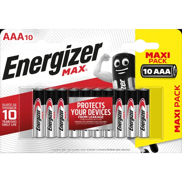 Батарейка ENERGIZER LR03 MAX 1x10 шт. від батарейки.com.ua