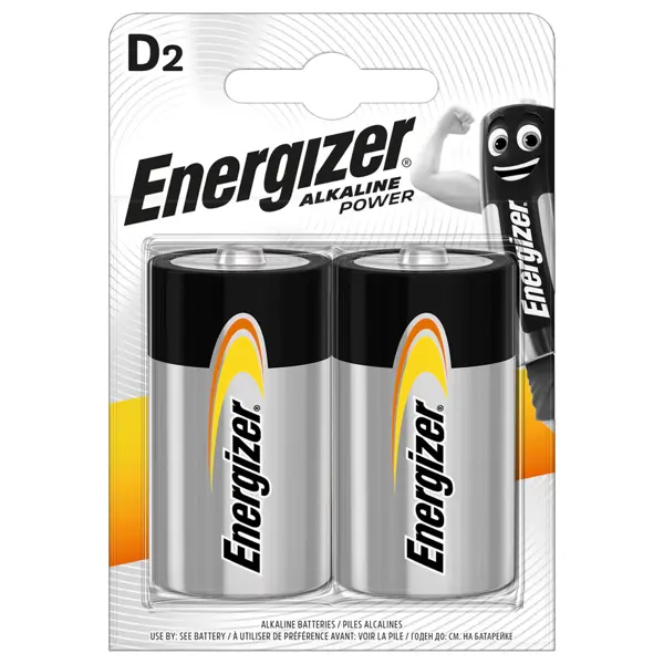 Батарейка ENERGIZER LR20 Standard 1x2шт. - на батарейки.com.ua