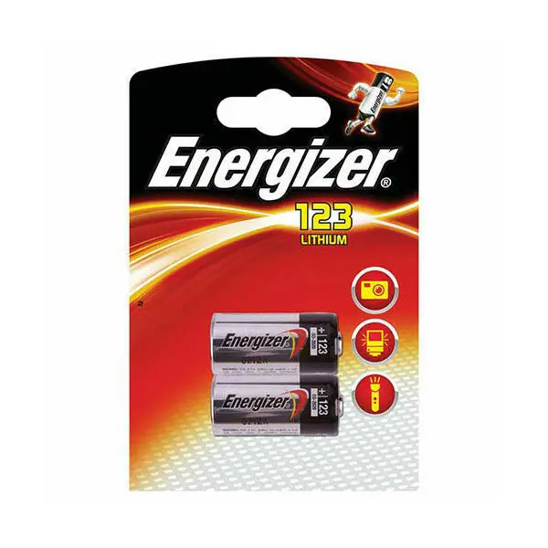 Батарейка ENERGIZER Lithium E2 123 FSB2BL - батарейки.com.ua