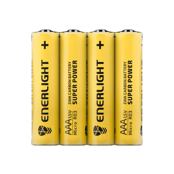 Батарейка ENERLIGHT R03 Super Power пакування 4 шт. на батарейки.com.ua