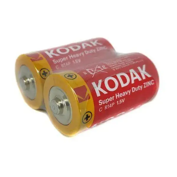 Батарейка KODAK EXTRA HEAVY DUTY R14, 1x2 шт. коробка, 24 уп. - батарейки.com.ua