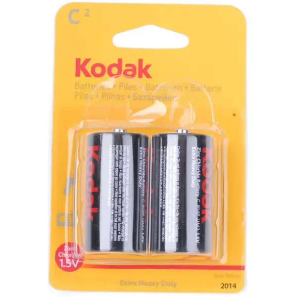 Батарейка KODAK LongLife R14 2 шт. blister - купити на батарейки.com.ua