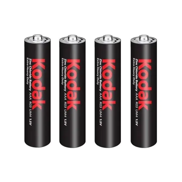 Батарейка KODAK ZINC ECONOMY R 03, упаковка 4 штуки, батарейки.com.ua