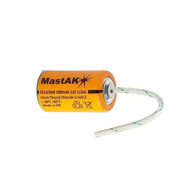 Батарейка MASTAK 1/2AA ER14250М LI 3,6v 1,0Ah з виводами