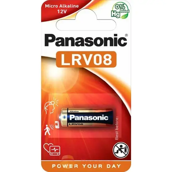 Батарейка PANASONIC 23А (LRV08) 1BL від батарейки.com.ua