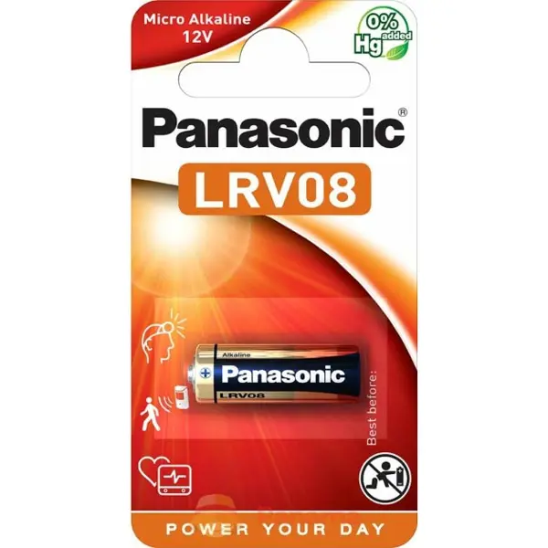 Батарейка PANASONIC A-23 (LRV08) 1*2шт від батарейки.com.ua