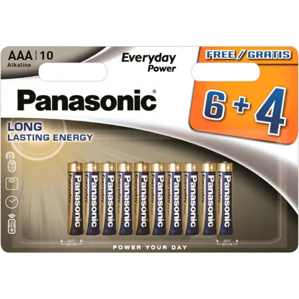 Батарейка PANASONIC LR03 Alkaline Power 1x10 шт. від батарейки.com.ua